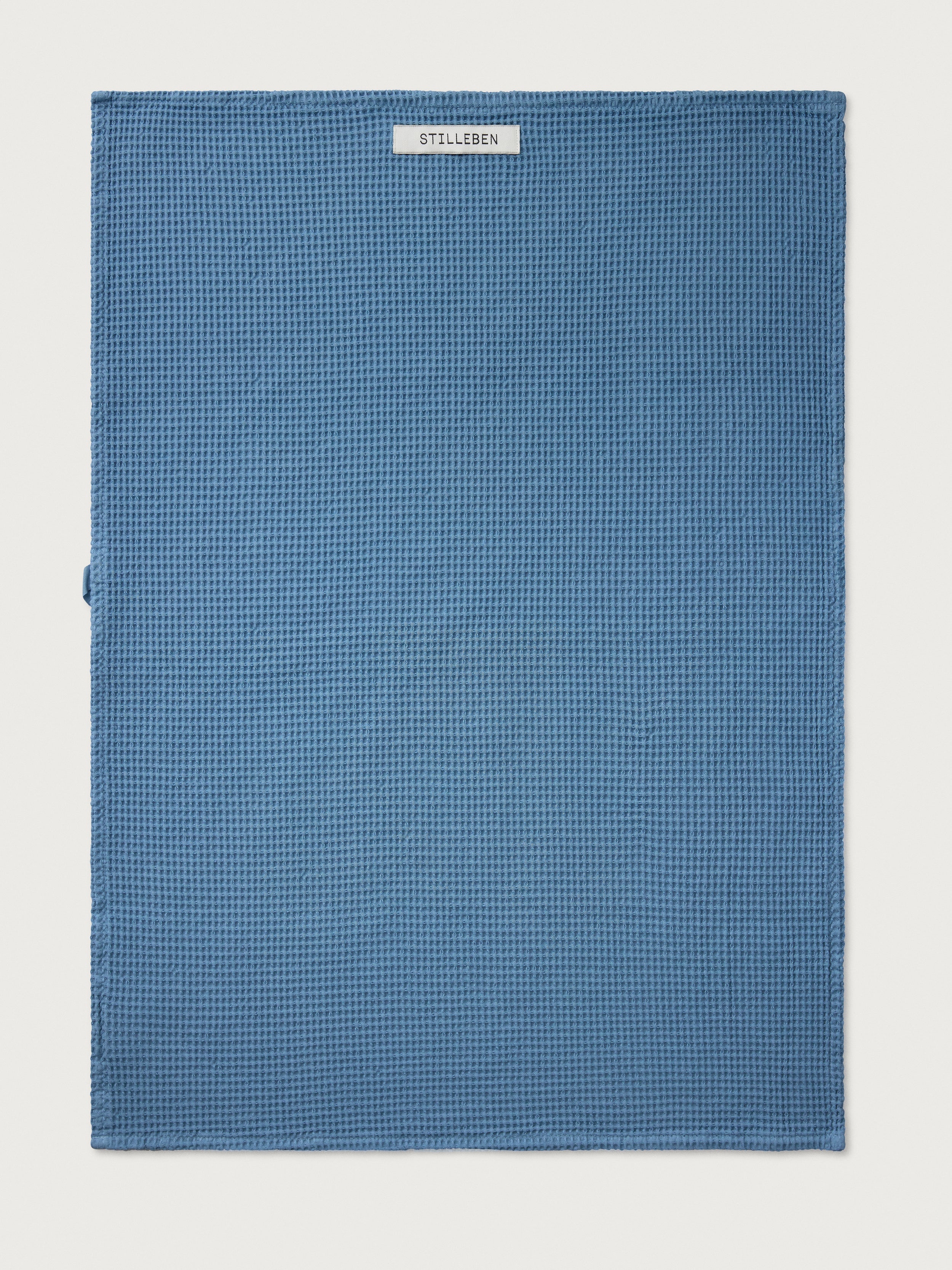 Stilleben Tea Towel Waffle Kitchen Towel Denim Blue