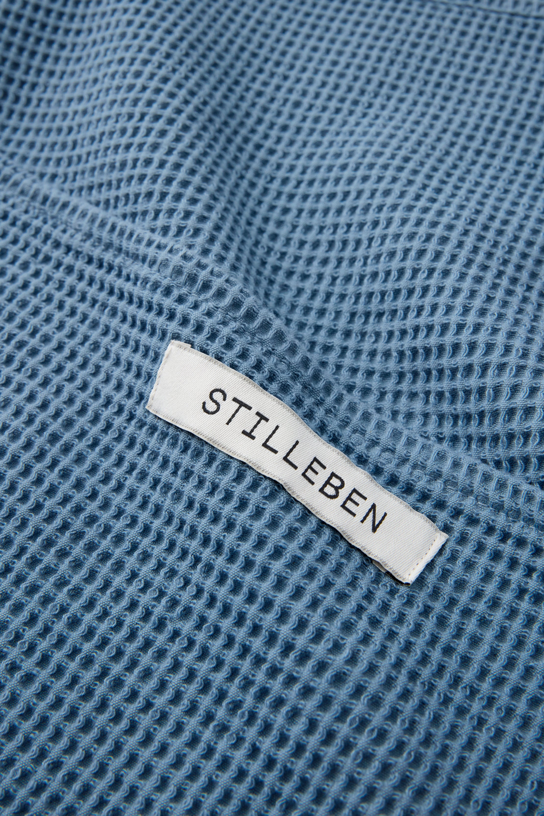 Stilleben Tea Towel Waffle Kitchen Towel Denim Blue