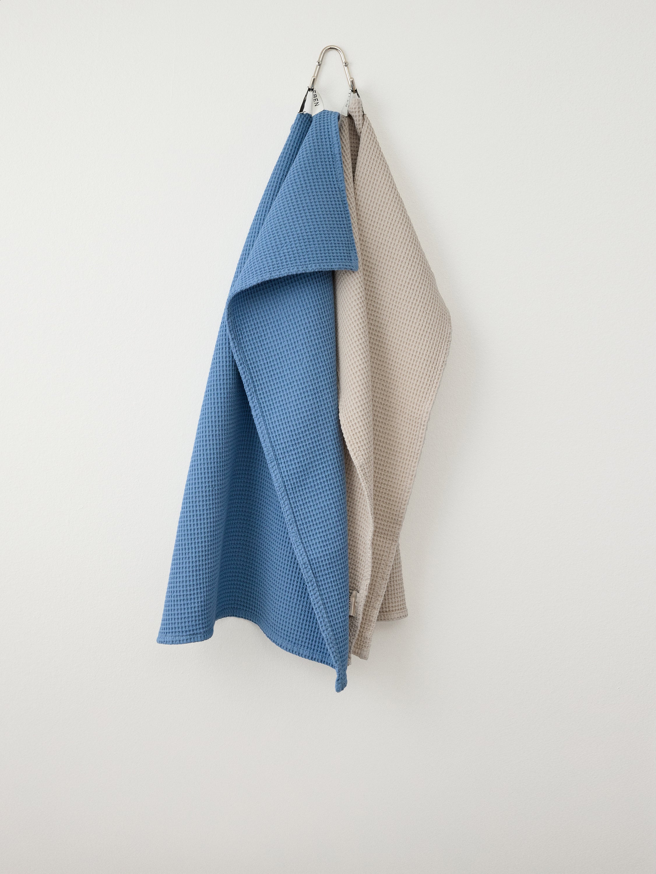 Stilleben Tea Towel Waffle Kitchen Towel Denim Blue