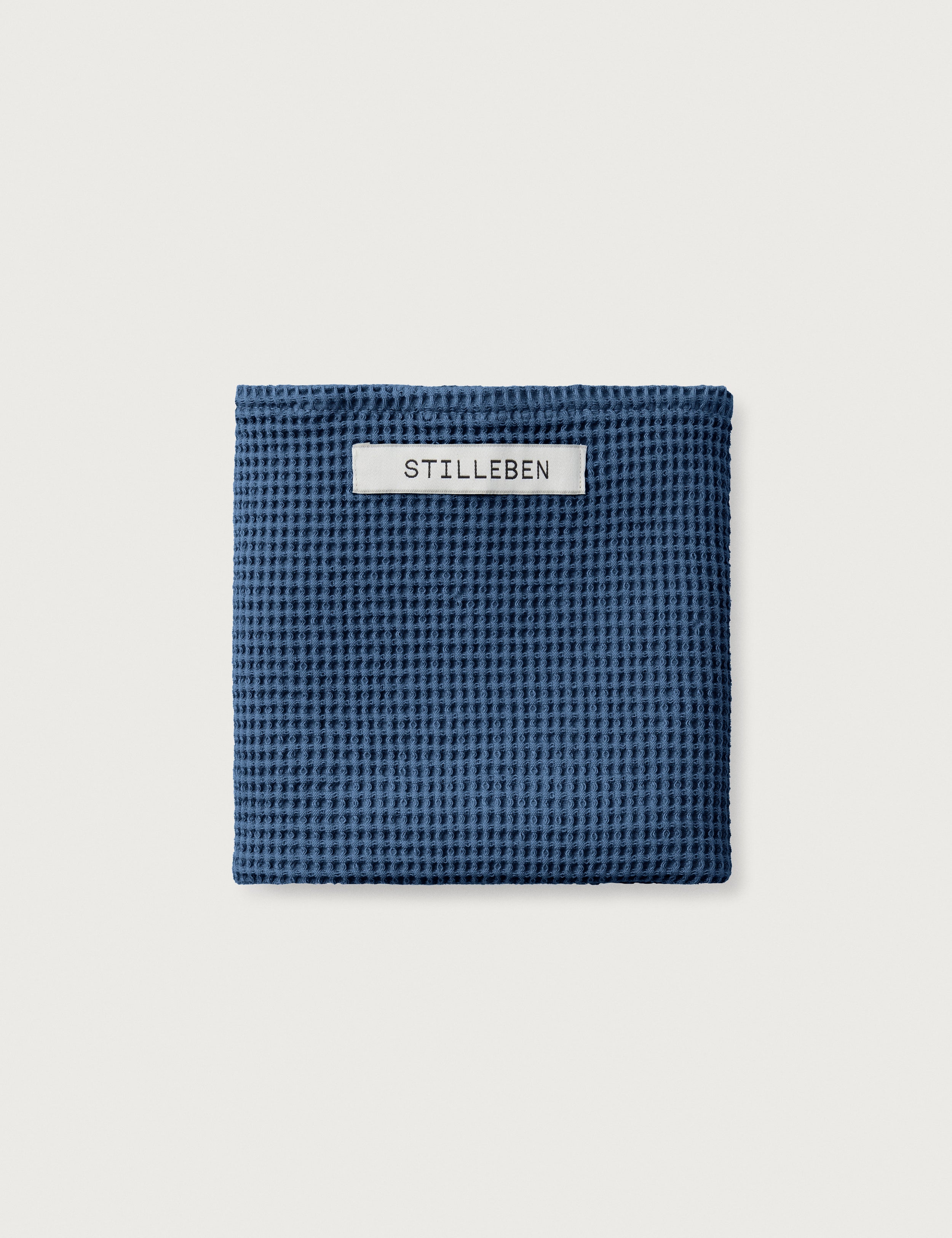 Stilleben Tea Towel Waffle Kitchen Towel Indigo Blue