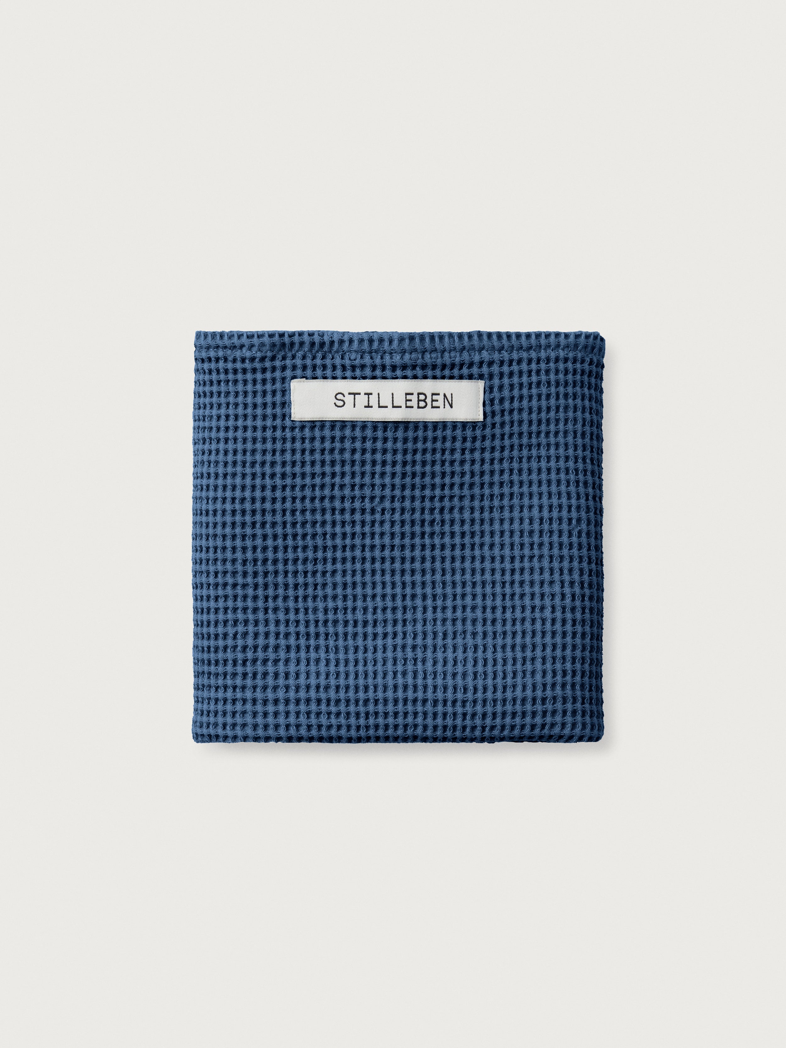Stilleben Tea Towel Waffle Kitchen Towel Indigo Blue