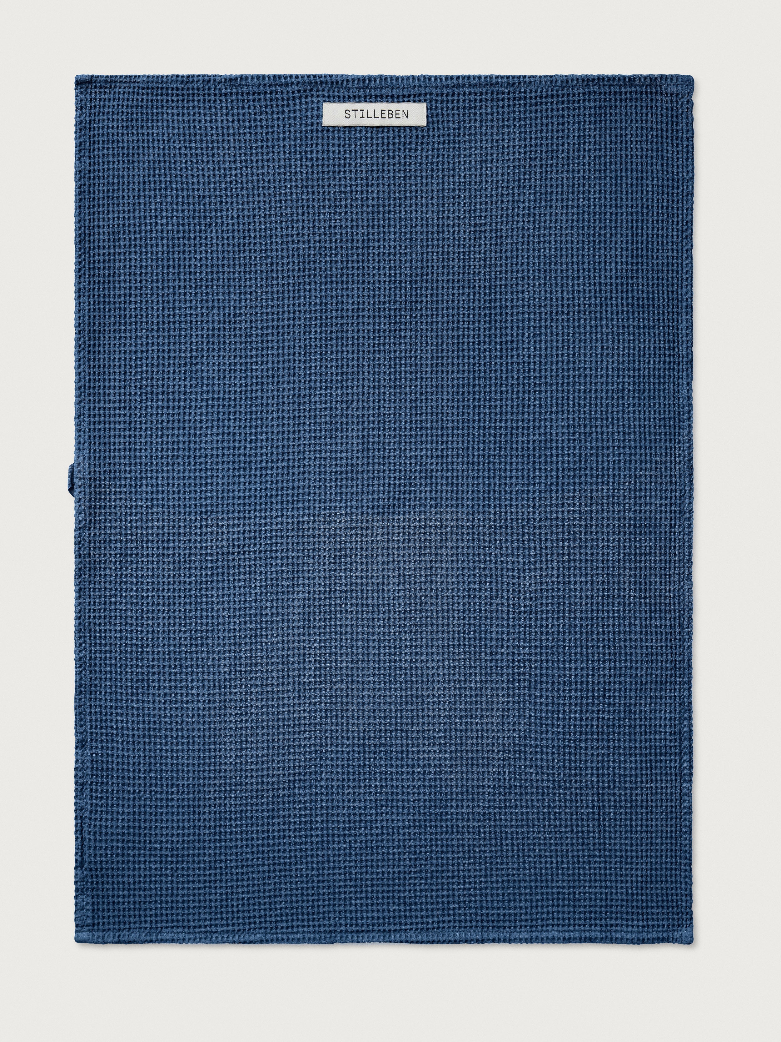 Stilleben Tea Towel Waffle Kitchen Towel Indigo Blue