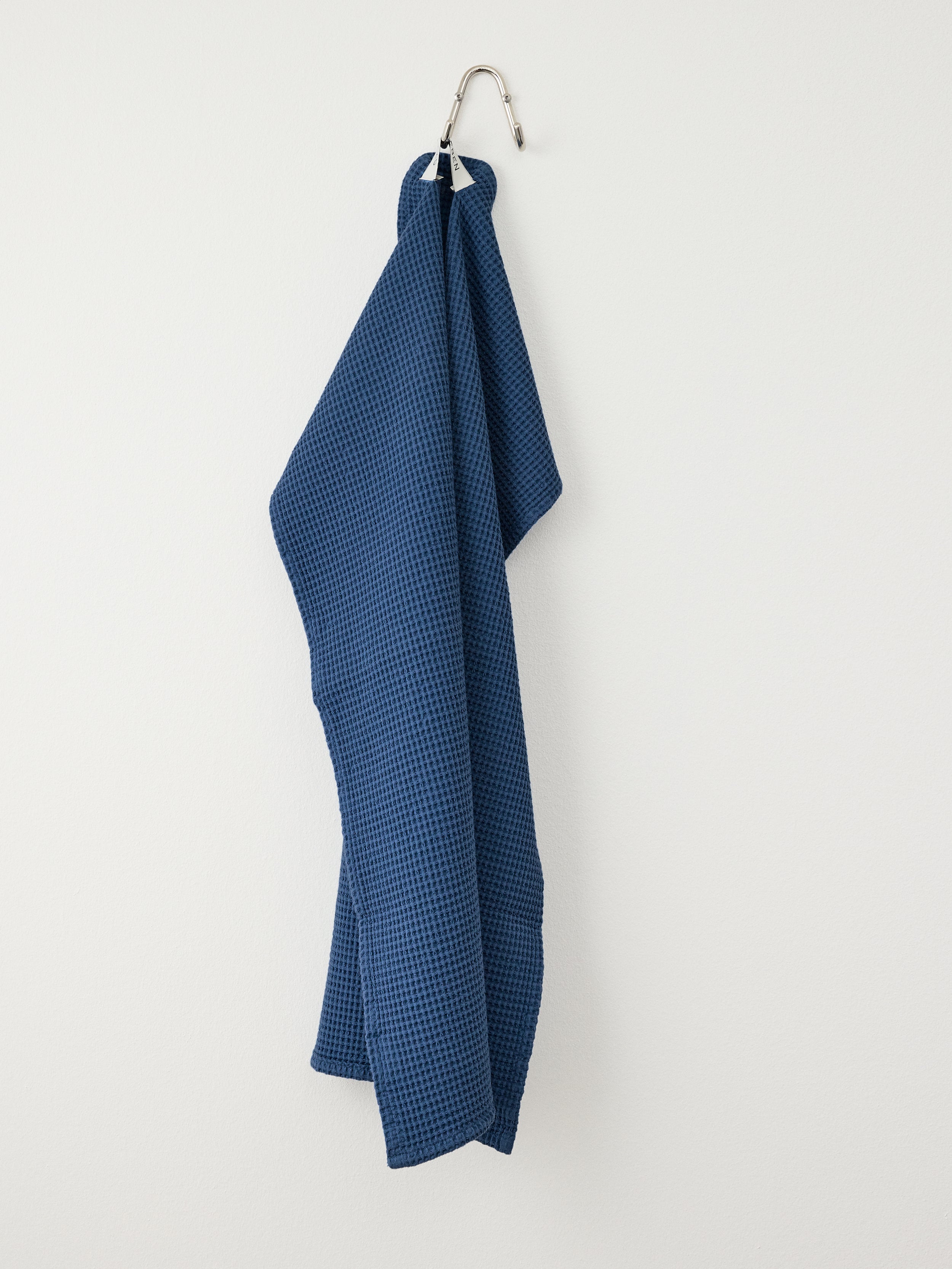 Stilleben Tea Towel Waffle Kitchen Towel Indigo Blue