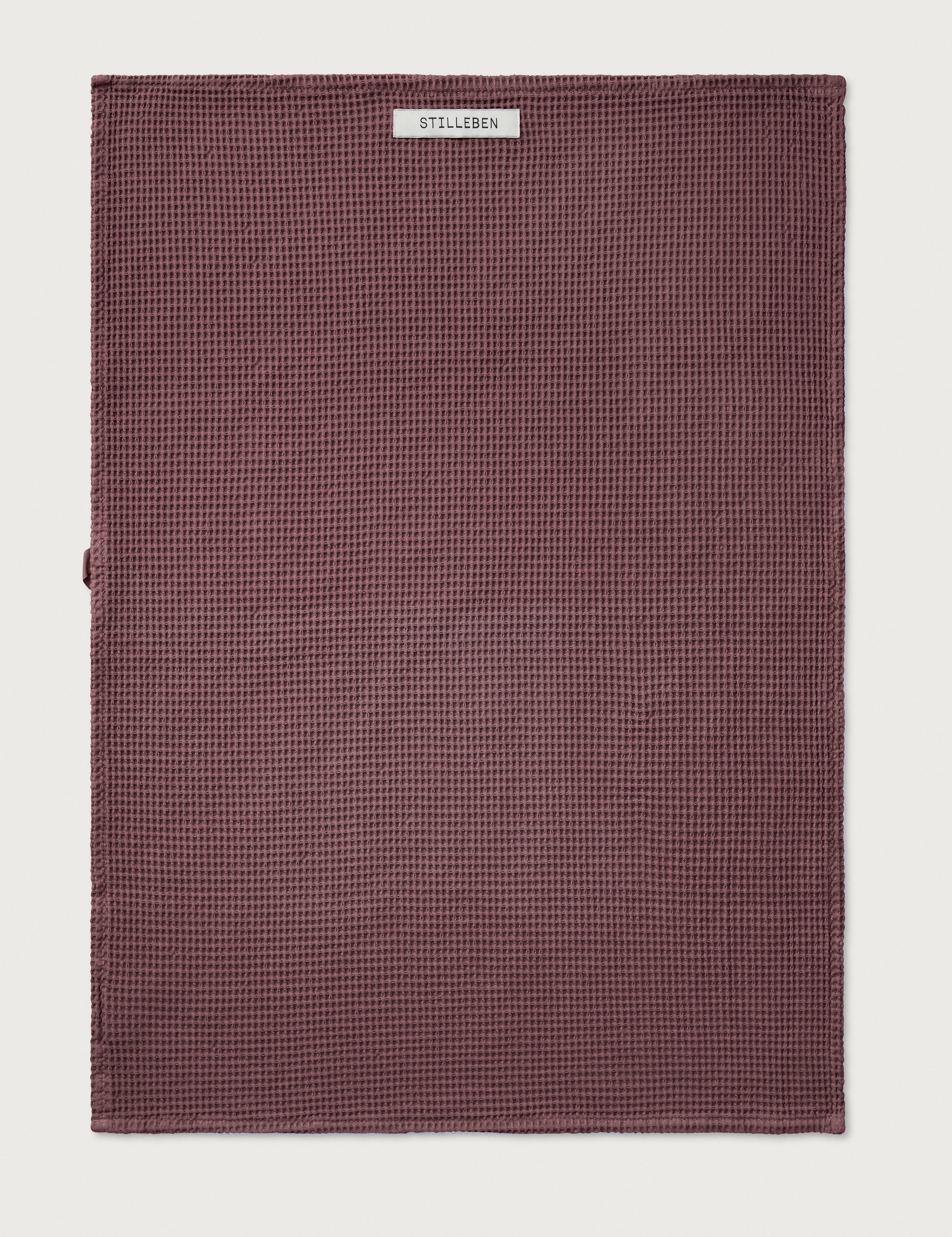 Stilleben Tea Towel Waffle Kitchen Towel Rusty Brown