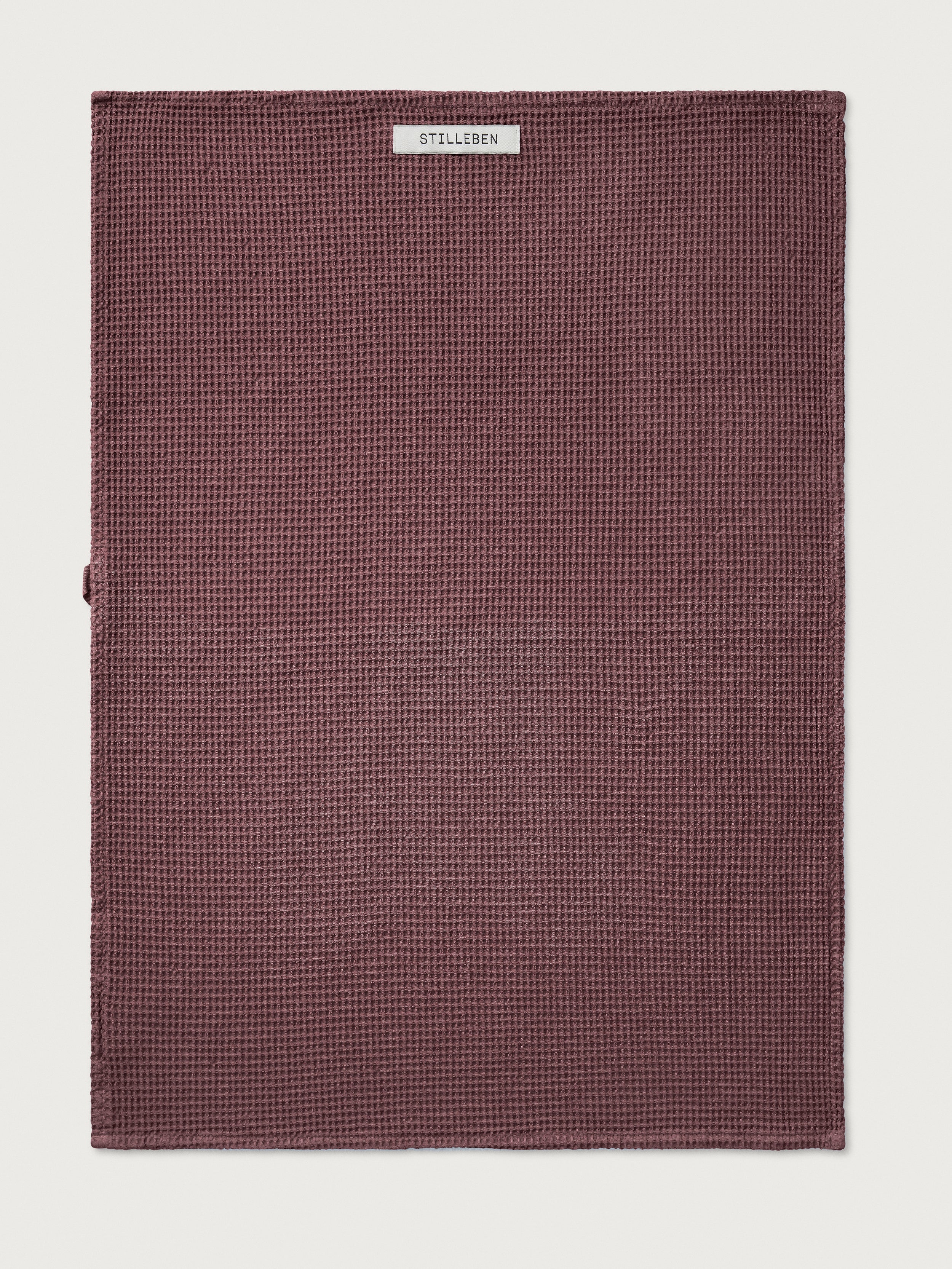 Stilleben Tea Towel Waffle Kitchen Towel Rusty Brown