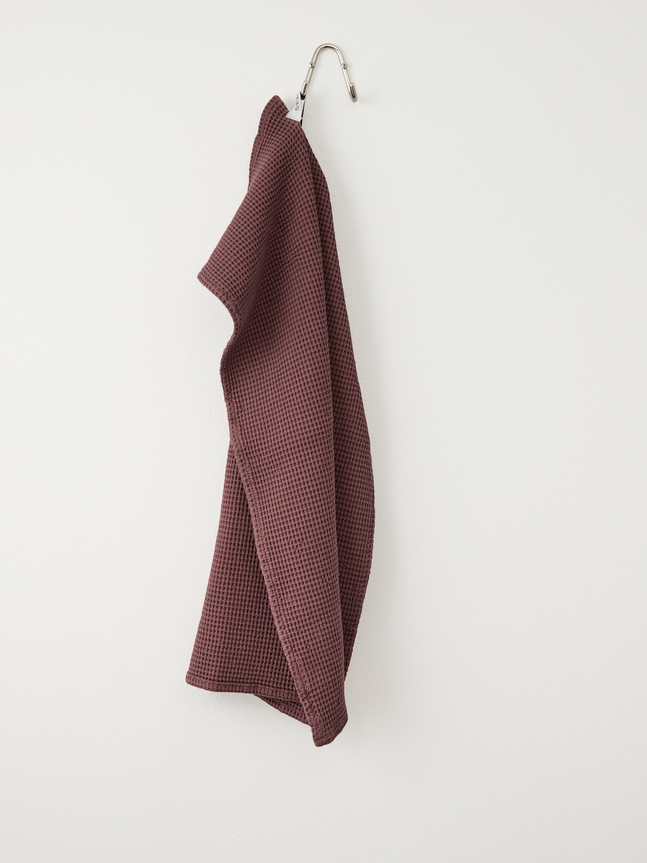 Stilleben Tea Towel Waffle Kitchen Towel Rusty Brown