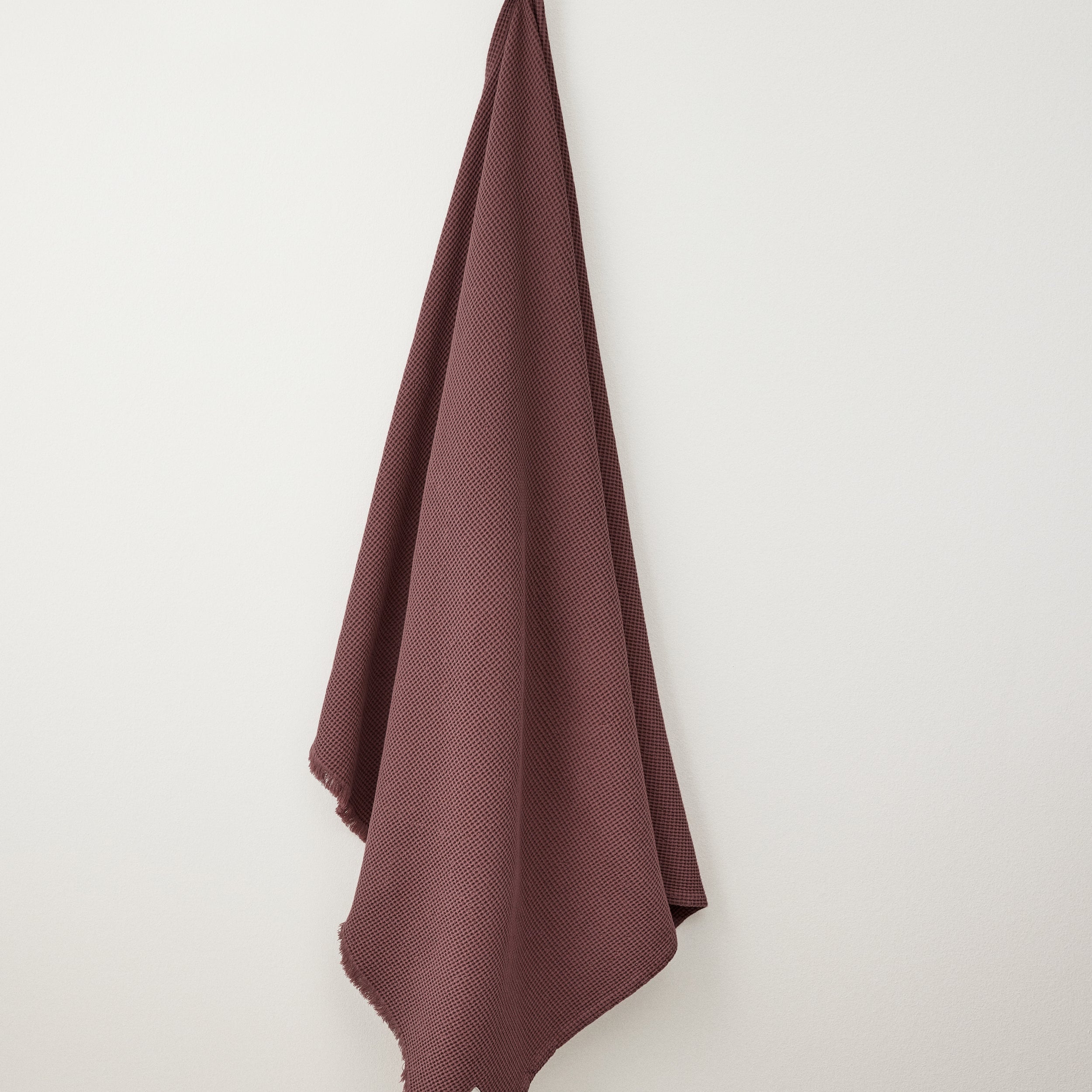 Stilleben Bath Sheet Waffle - 105 x 180 cm Towel Rusty Brown